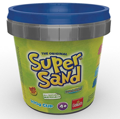 Goliath 83249 100g Cup, Magischer Sand für Sandburgen im Kinderzimmer-kreative Sandbauwerke Goliath 83249 100g Cup, Magischer Sand für Sandburgen im Kinderzimmer-kreative Sandbauwerke von Super Sand
