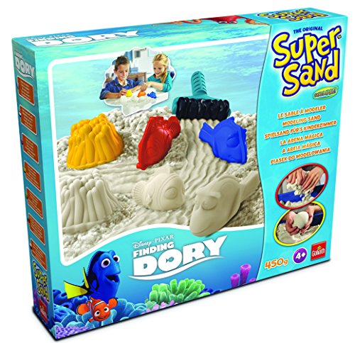 Goliath 83270 | Super-Sand-Set Disney-Finding-Dory | baue Dein traumhaftes Korallenriff aus Super Sand erlebe spannende Abenteuer mit Dorie, Nemo und Co. | ab 4 Jahren von Super Sand