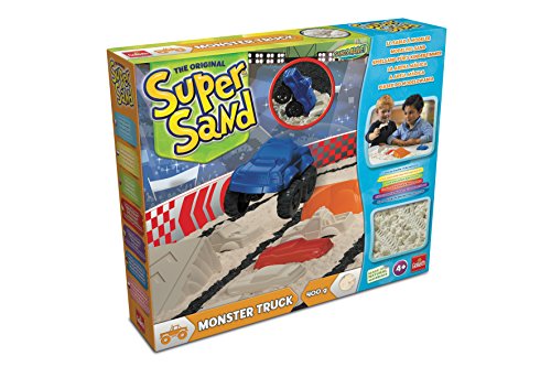 Super Sand 83793 Goliath Monster Truck-magischer Sandburgen im Kinderzimmer-Empfohlen ab 4 Jahren von Super Sand