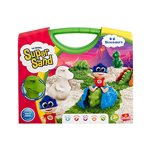 Super Sand 918372.012 Sand Toy Dino Koffer, Mehrfarbig von Super Sand