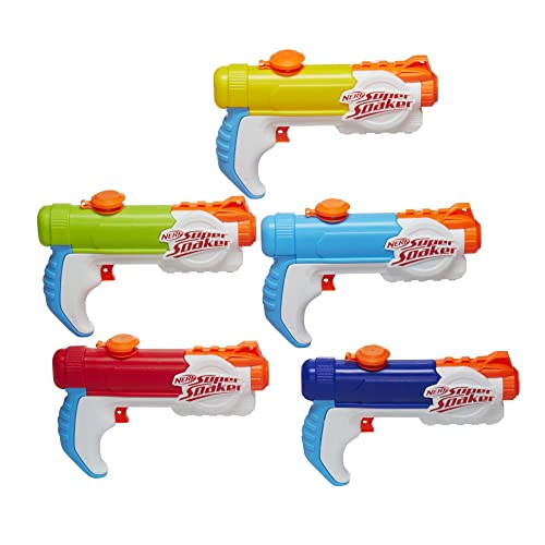 Der Nerf Super Soaker Piranha Multipack enthält 5 Piranha Wasserblaster, EIN toller Spaß für Kinder und Erwachsene von NERF