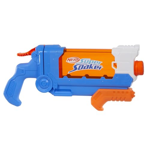 Nerf Super Soaker Flip Fill Wasserblaster, Spritzpistole mit 4 Modi, schnelles Befüllen, Outdoor-Spielzeug mit 887 ml Tank, für Jungen und Mädchen von NERF