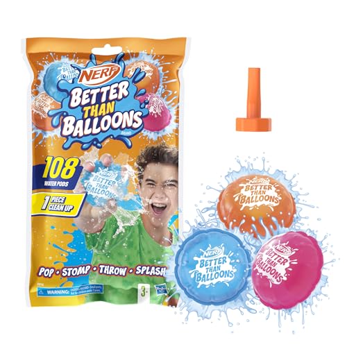 Nerf Better Than Balloons Wasserspielzeug, 108 Wasserkapseln von Super Soaker