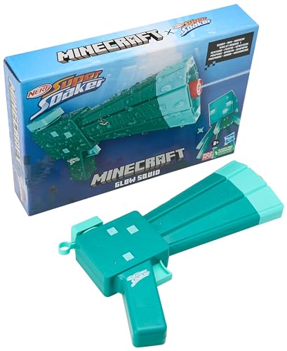 Nerf Super Soaker Minecraft Glow Squid Wasserblaster von Super Soaker
