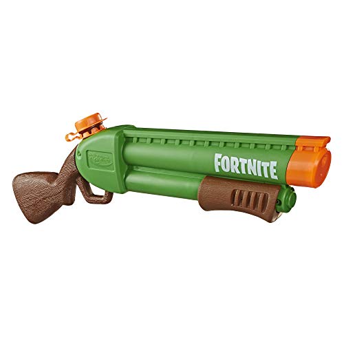 Super Soaker Nerf Fortnite Pump-SG Wasserblaster – Pump-Action Wasser-Attacke – Für Kinder, Jugendliche und Erwachsene, Mehrfarbig, E7647FF1 von Hasbro Super Soaker