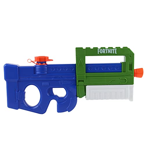 Super Soaker Nerf Fortnite Compact SMG Wasserblaster – Pump-Action Wasser-Attacke – Für Kinder, Jugendliche und Erwachsene von Super Soaker