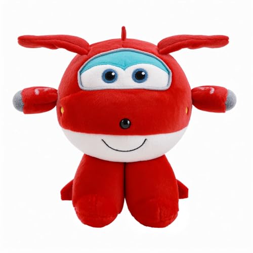 Super Wings 7“ Jett Plüsch, weiche Plüschtiere, Premium Plüschtiere für Kleinkinder & Kinder, Kinderspielzeug für Jungen und Mädchen ab 0 Jahren für Weihnachten, Geburtstag, Vorschulspiel Super Wings 7“ Jett Plüsch, weiche Plüschtiere, Premium Plüschtiere für Kleinkinder & Kinder, Kinderspielzeug für Jungen und Mädchen ab 0 Jahren für Weihnachten, Geburtstag, Vorschulspiel von Super Wings