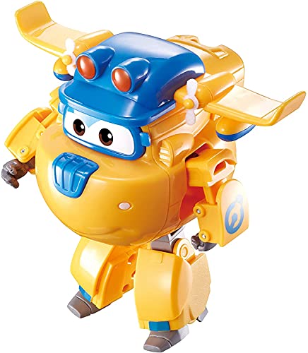 Super Wings EU730212 Transforming Construction Donnie Spielflugzeug und Roboterfigur Verwandelbarer Roboter aus der Zeichentrickserie Spielzeug für Kinder ab 3 Jahren – 12 cm, Multicolore, One Size Super Wings EU730212 Transforming Construction Donnie Spielflugzeug und Roboterfigur Verwandelbarer Roboter aus der Zeichentrickserie Spielzeug für Kinder ab 3 Jahren – 12 cm, Multicolore, One Size von Super Wings