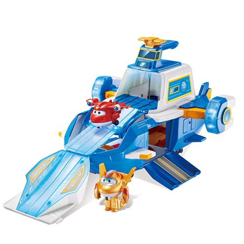 Super Wings Spielset Airport World Flugzeuge mit 2 Spielzeug-Flugzeuge und Transformable Roboterfiguren aus Staffel 5 der Zeichentrickserie Spielzeug für Kinder ab 3 Jahren, Blau Super Wings Spielset Airport World Flugzeuge mit 2 Spielzeug-Flugzeuge und Transformable Roboterfiguren aus Staffel 5 der Zeichentrickserie Spielzeug für Kinder ab 3 Jahren, Blau von Super Wings