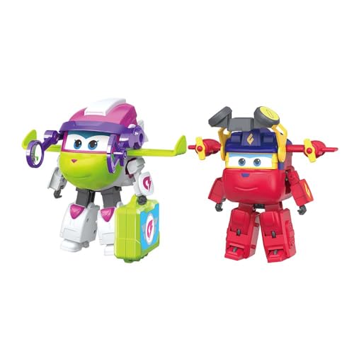 Super Wings Transforming Characters Collector 2-Pack (Curie & Runi) von Super Wings