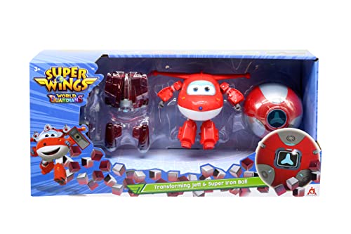 Super Wings Transforming Jett & Ball Iron Power von Super Wings