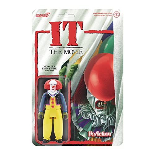Super 7 RE-SKITW01-MST It The Movie: Monster Pennywise Reaktionsfigur, Mehrfarbig, Standard Super 7 RE-SKITW01-MST It The Movie: Monster Pennywise Reaktionsfigur, Mehrfarbig, Standard von Super7