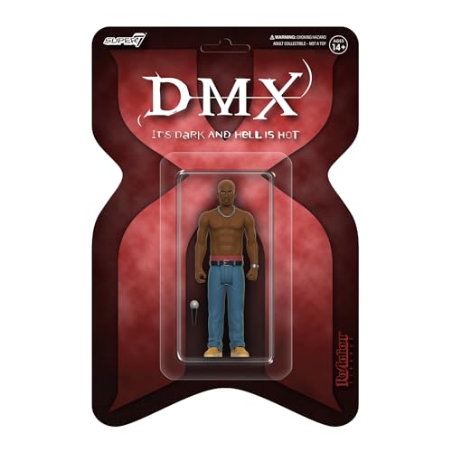 Super7 DMX (It's Dark and Hell is Hot) – 9,5 cm große DMX Actionfigur mit Zubehör Hip Hop Sammlerstücke und Retro-Spielzeug von Super7