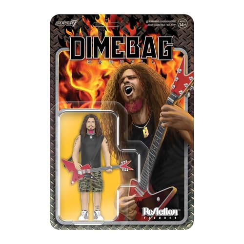 Super7 Dimebag Darrell Reaktionsfiguren Wave 01 - Dimebag Darrell (Culprit) Actionfigur von Super7