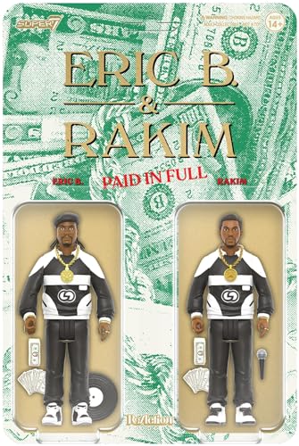 Super7 Eric B. & Rakim Paid in Full 2-Pack – 9,5 cm große Reaktionsfigur, 2er-Pack Super7 Eric B. & Rakim Paid in Full 2-Pack – 9,5 cm große Reaktionsfigur, 2er-Pack von Super7