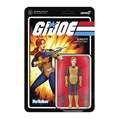 Super7 Figur Reaction GI Joe Scarlett Super7 Figur Reaction GI Joe Scarlett von Super7