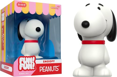 Super7 Fun! Fun! Peanuts Snoopy (stehend) Vinyl-Figur – 12,7 cm große Peanuts Actionfigur – Klassische Cartoon-Fans Sammlerstücke & Retro-Spielzeug – Cartoon-Modell für Sammler & Display-Figur von Super7