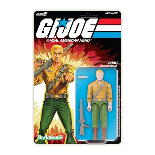 Super7 G.I. Joe Reaction+ Wave 02 - Duke (Cartoon) Actionfigur von Super7