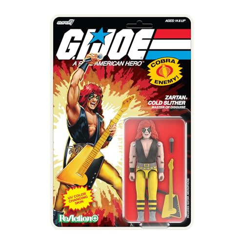Super7 G.I. Joe Reaction+ Wave 03 (Cartoon) - Zartan Cold Slither (Cartoon) Actionfigur von Super7