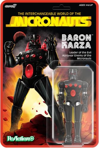 Super7 Micronauts Reaction+ Wave 01 - Baron Karza Actionfigur Super7 Micronauts Reaction+ Wave 01 - Baron Karza Actionfigur von Super7