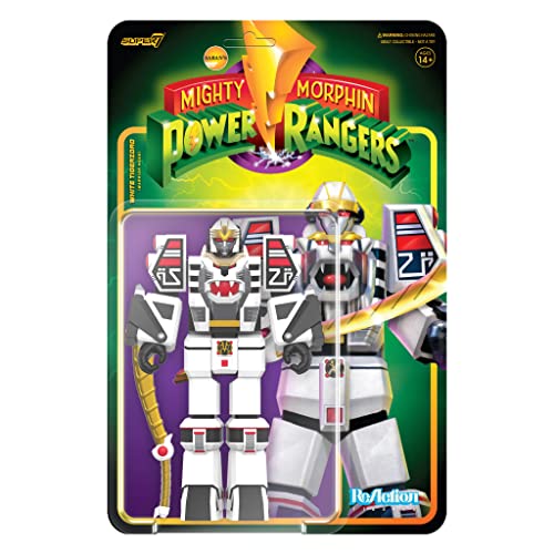 Super7 Mighty Morphin Power Rangers White Tigerzord Warrior Mode 9,5 cm Reaktionsfigur Super7 Mighty Morphin Power Rangers White Tigerzord Warrior Mode 9,5 cm Reaktionsfigur von Super7