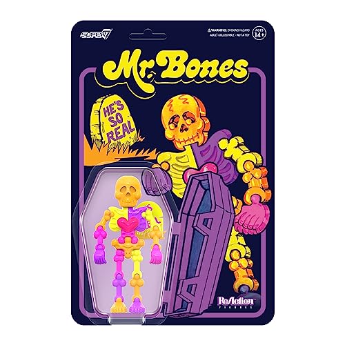 Super7 Mr. Bones Mr. Bones Reaktionsfigur, fluoreszierend, 9,5 cm Super7 Mr. Bones Mr. Bones Reaktionsfigur, fluoreszierend, 9,5 cm von Super7