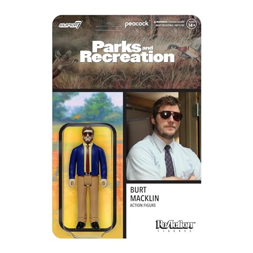 SUPER7 Parks and Recreation Andy Dwyer (Burt Macklin) 9,5 cm Reaktionsfigur von Super7