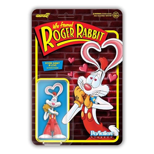 Super7 Roger Rabbit in Love Who Framed Reaction Actionfigur von Super7