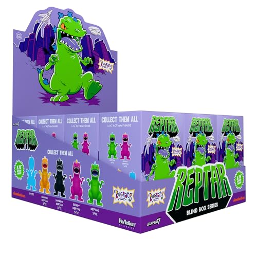 Super7 Rugrats Reptar Blind Box Wave 01 - Set mit 12 Actionfiguren - Blind Box Flat Super7 Rugrats Reptar Blind Box Wave 01 - Set mit 12 Actionfiguren - Blind Box Flat von Super7