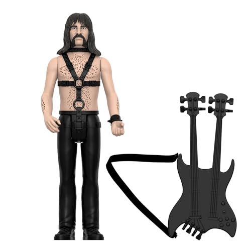 Super7 Spinal Tap Reaction Figures Wave 02 - Derek Smalls (None More Black) Actionfigur von Super7