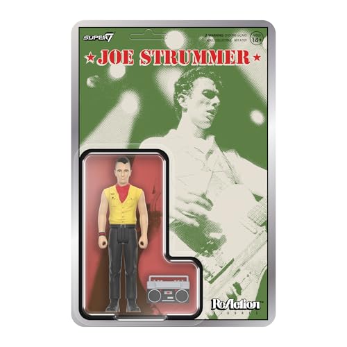 Super7 Joe Strummer Reaktionsfiguren - Joe Strummer Actionfigur Super7 Joe Strummer Reaktionsfiguren - Joe Strummer Actionfigur von Super7