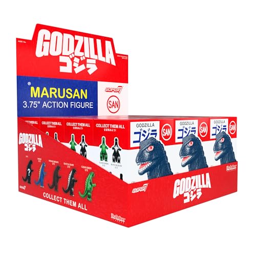 Super7 Toho Blind Box Wave 06 (Marusan Godzilla), Set mit 12 Actionfiguren, Blind Box Flat von Super7