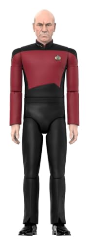 Super7 ULTIMATES! Star Trek: The Next Generation Captain Picard – 20,3 cm große Star Trek Actionfigur mit Zubehör, klassischen TV-Show-Sammlerstücken und Retro-Spielzeug von Super7