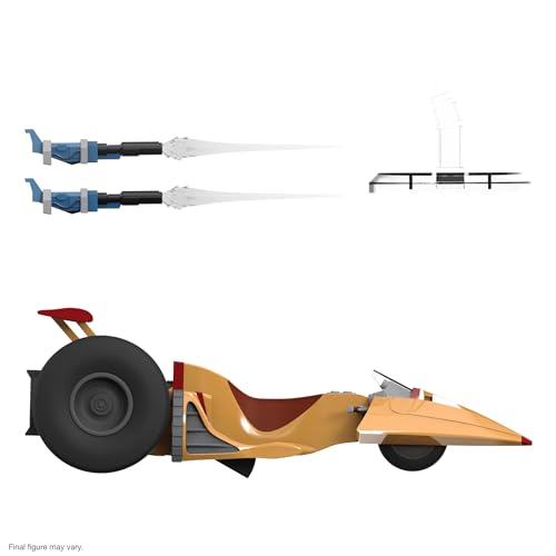 Super7 Ultimates SilverHawks Space Racer – 17,8 cm große SilverHawks Actionfigur mit Zubehör, klassischen Cartoon-Sammlerstücken und Retro-Spielzeug von Super7