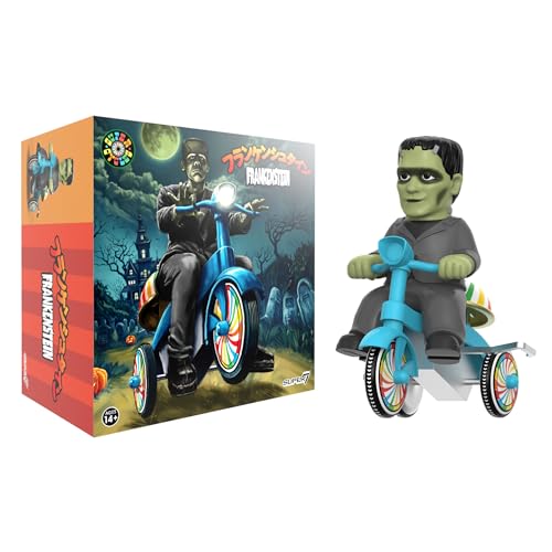 Super7 Universal Monsters Super Cycles - Frankenstein (Black w/Blue Trike) Actionfigur von Super7