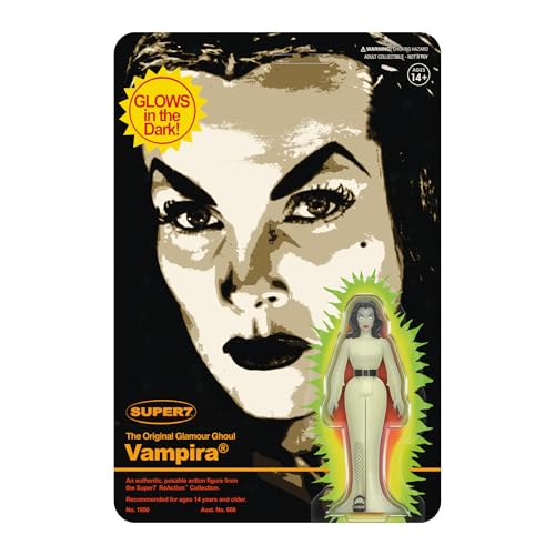 Super7 Vampira Reaktionsfiguren Wave 03 - Vampira (Monster Glow) Actionfigur von Super7