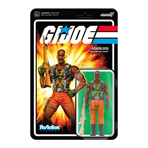 Unbekannt Super7 G.I. Joe Roadblock 9,5 cm Reaktionsfigur Unbekannt Super7 G.I. Joe Roadblock 9,5 cm Reaktionsfigur von Super7