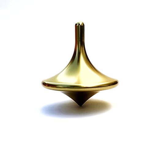 SuperEE Hochwertiger Metall-Kreisel aus massiven Aluminium Design (Gold) von SuperEE