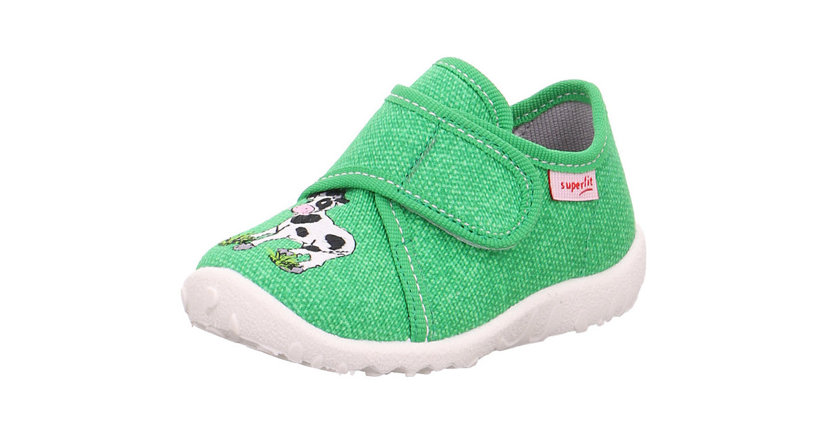 Baby Hausschuhe SPOTTY WMS Weite M grün/weiß Gr. 19 Jungen Baby Baby Hausschuhe SPOTTY WMS Weite M grün/weiß Gr. 19 Jungen Baby von Superfit