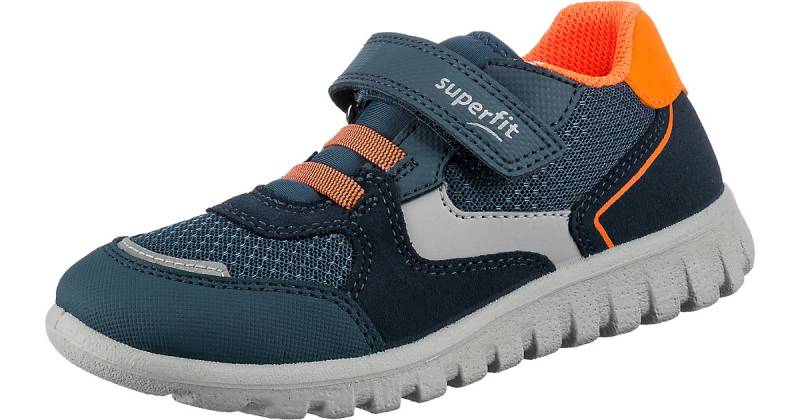 Baby Sneakers Low SPORT7 WMS Weite M4  blau-kombi Gr. 20 Jungen Baby von Superfit