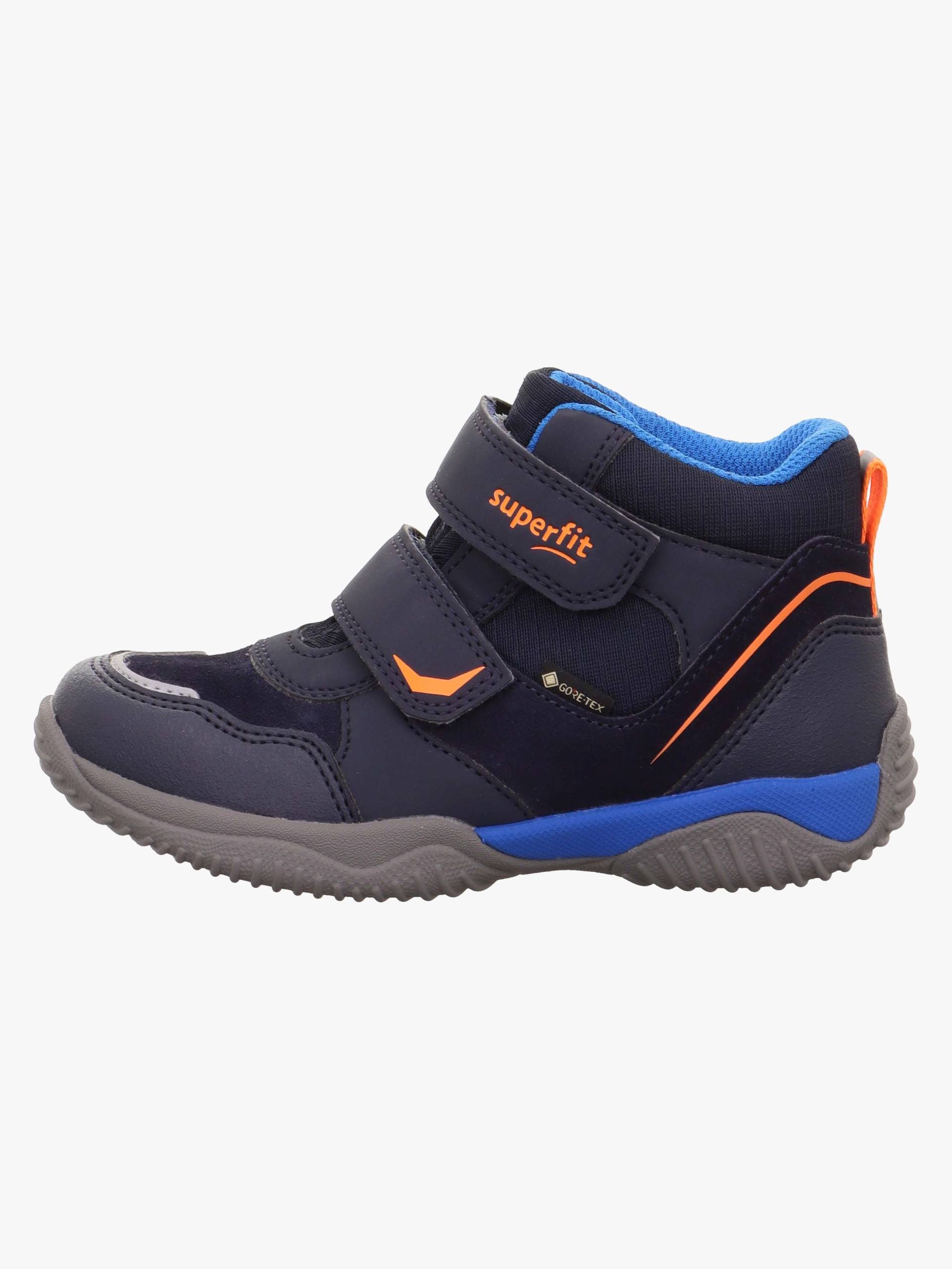 Storm GTX Wasserdichte Mid Kinder Sneaker, Blau/Orange, 36, Kinderschuhe Storm GTX Wasserdichte Mid Kinder Sneaker, Blau/Orange, 36, Kinderschuhe von Superfit