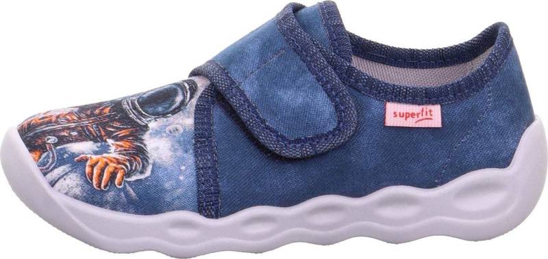 Superfit Bubble Hausschuhe, Blue/Multicolored, Größe 25 von Superfit