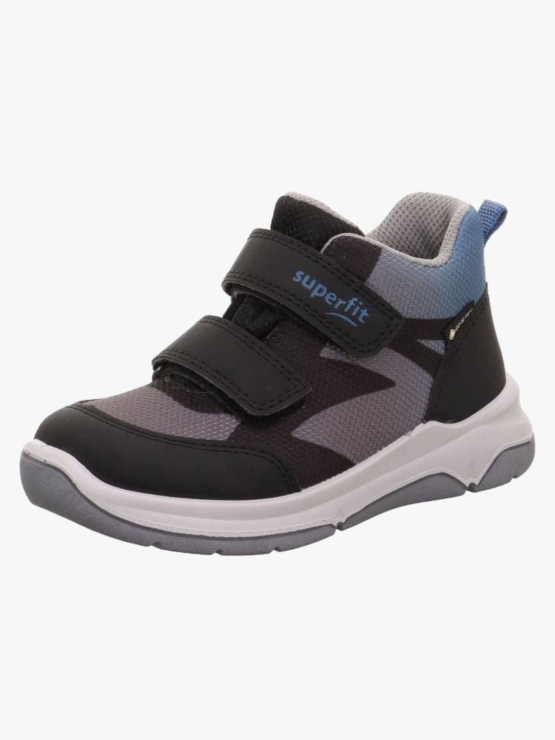 Superfit Cooper Mid GTX Kinder Sneaker, Black/Blue, 29, Kinderschuhe von Superfit