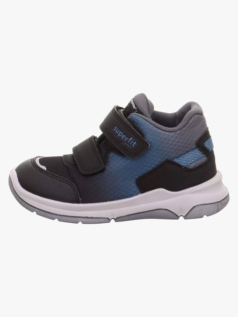 Superfit Cooper Wasserdichte Mid Kinder Sneaker, Schwarz/Blau, 29, Kinderschuhe von Superfit