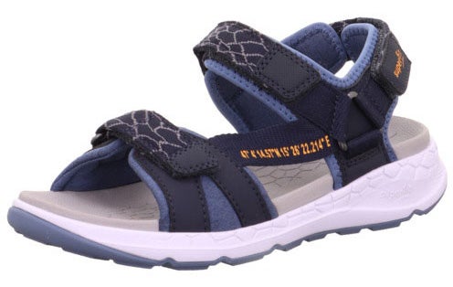 Superfit Criss Cross Kinder Sandalen, Blau/Orange, 28 Superfit Criss Cross Kinder Sandalen, Blau/Orange, 28 von Superfit