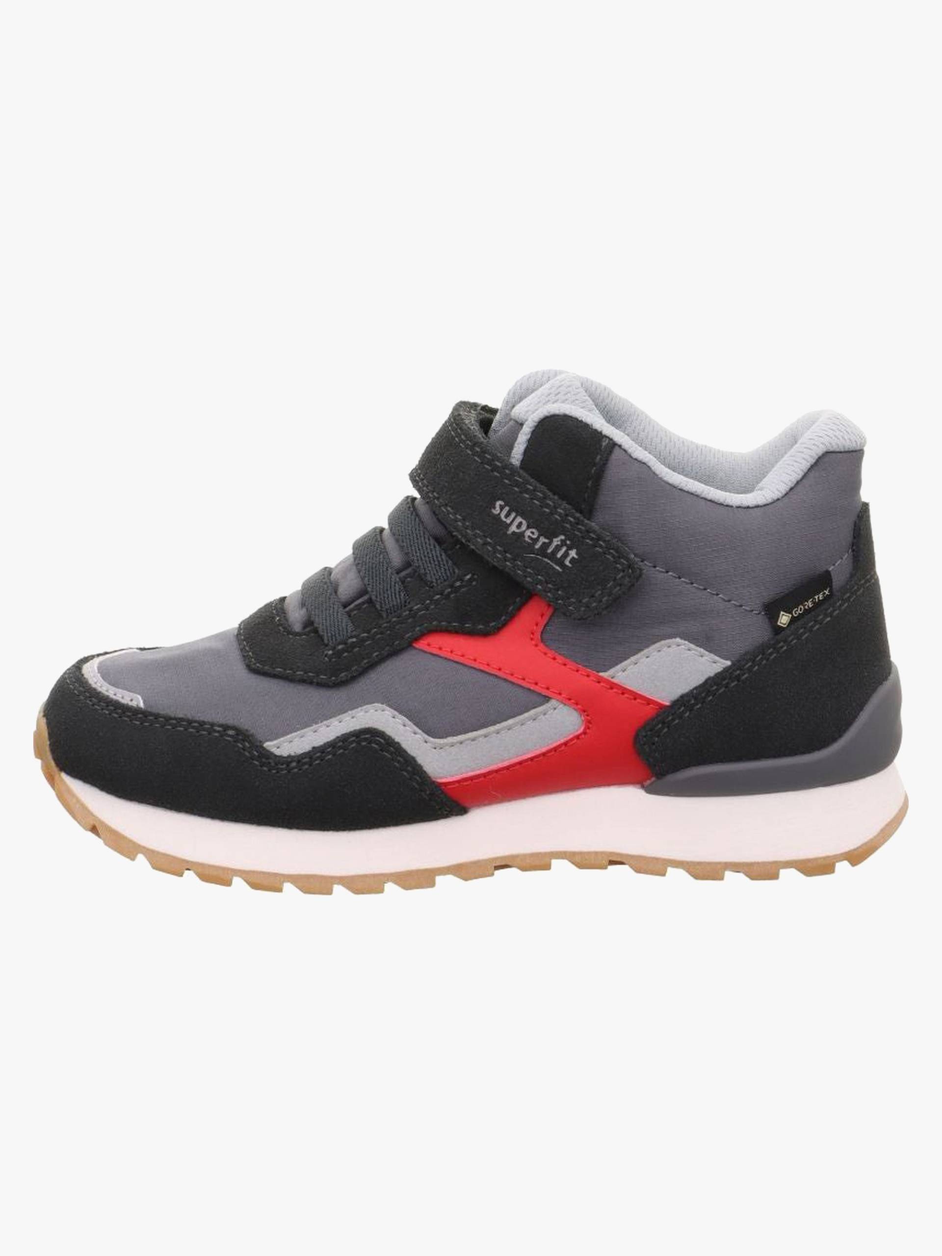 Superfit Dash Mid GTX Kinder Sneaker, Grey/Red, 26, Kinderschuhe Superfit Dash Mid GTX Kinder Sneaker, Grey/Red, 26, Kinderschuhe von Superfit