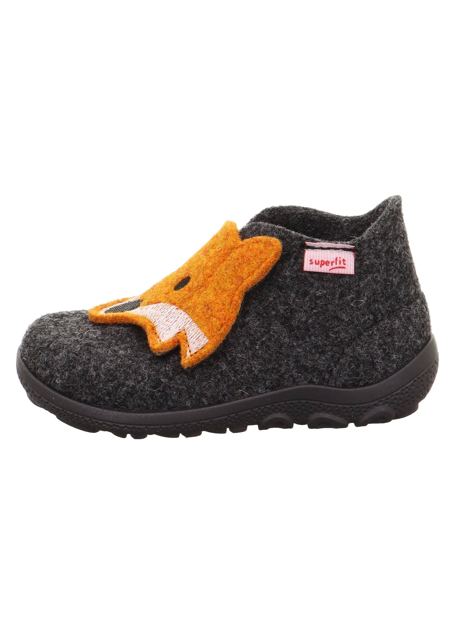 Superfit Happy Octi Hausschuhe, Grey/Orange, 22 Superfit Happy Octi Hausschuhe, Grey/Orange, 22 von Superfit