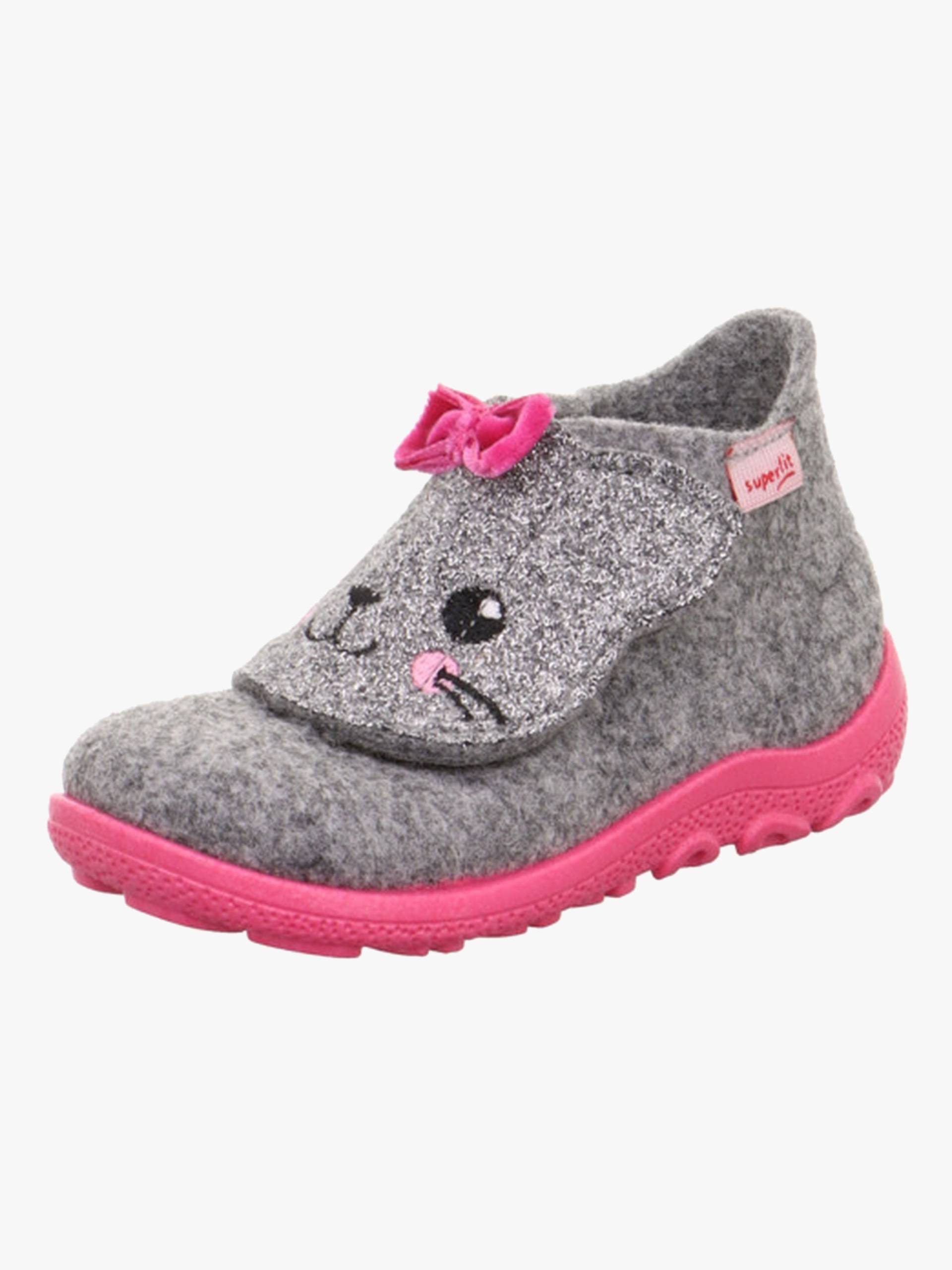Superfit Happy Octi Hausschuhe, Grey/Pink, 25 von Superfit
