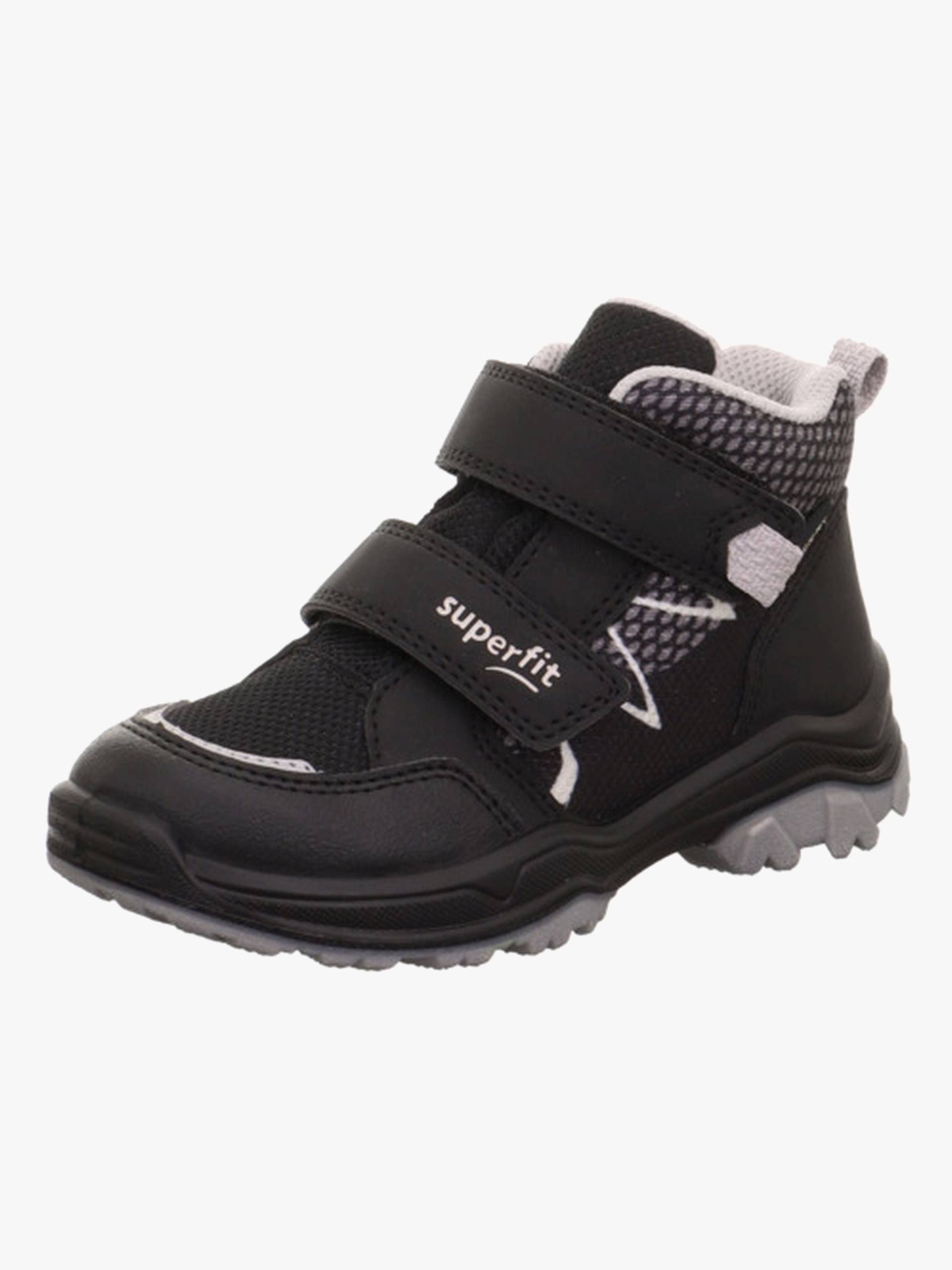 Superfit Jupiter Mid GTX Kinder Sneaker, Black/Light Grey, 36, Kinderschuhe von Superfit