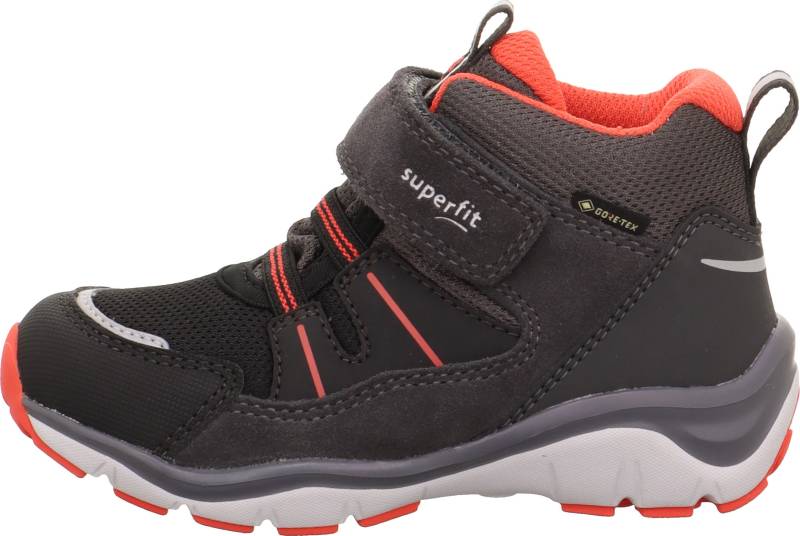 Superfit Sport5 GTX Kinder Sneaker, Grey/Red, 24, Kinderschuhe von Superfit